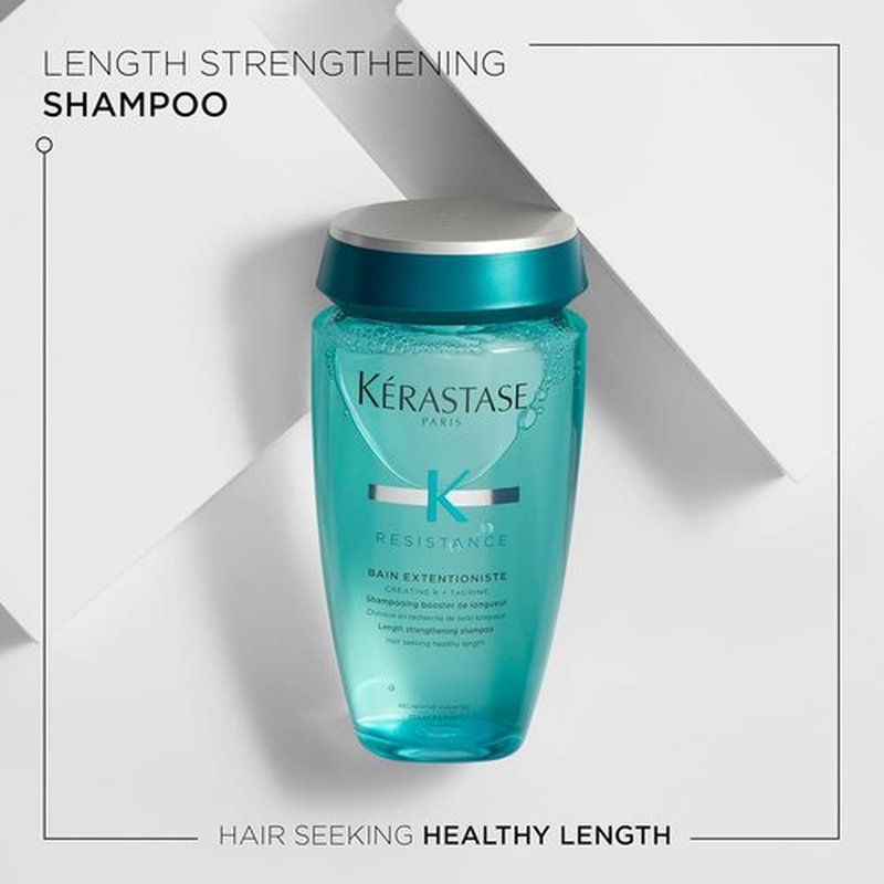 Kerastase Resistance Bain Extentioniste Shampoo - Strengthening Formula for Damaged Hair | Protects Length and Scalp