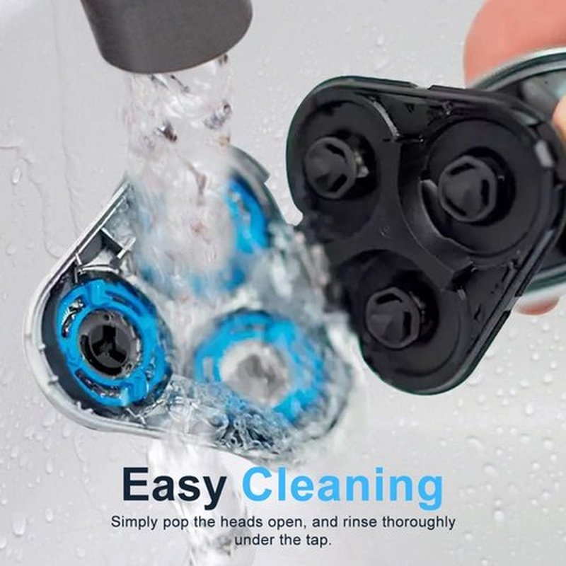 Philips Aquatec SH50 Replacement Blades - 6-Piece Set with Retaining Rings for 5000 Series Shavers