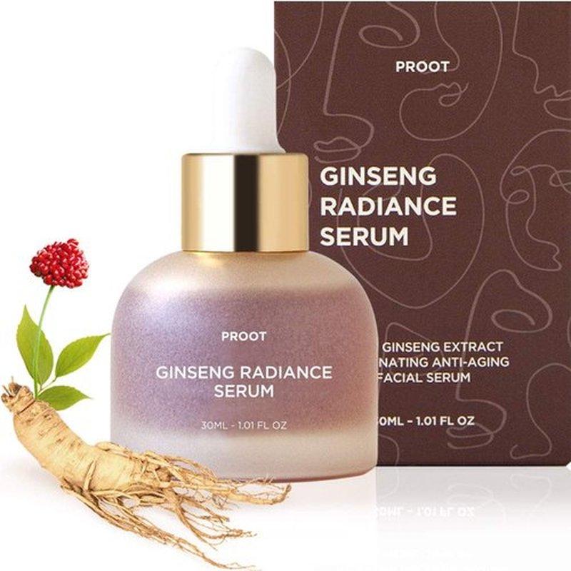 PROOT Ginseng Serum | Ginseng Serum with 52.5% Korean Ginseng Extract | Korean Ginseng Serum Formulated with Ginseng Extract, Hyaluronic Acid & WGF Complex-3 | Korean Ginseng Skin Care Technology