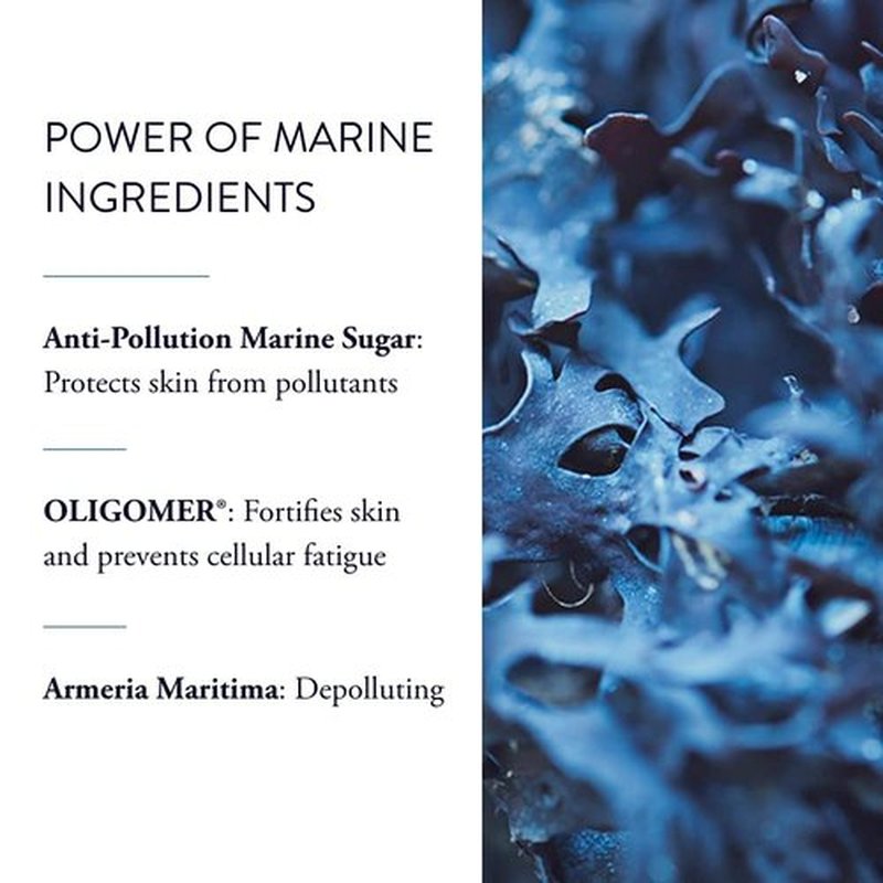 Phytomer Souffle Marin Foaming Facial Cleanser - Moisturizing Face Wash for Dull Skin | Gentle Exfoliator | 150 ml