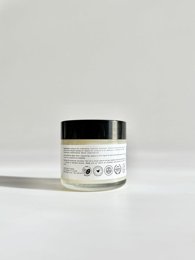 Herbs of Eden Savior Salve | Herbal Balm with Calendula, Comfrey, Yarrow, Plantain & Chamomile | Organic Eczema & Dry Skin Relief for All Ages | USA Made