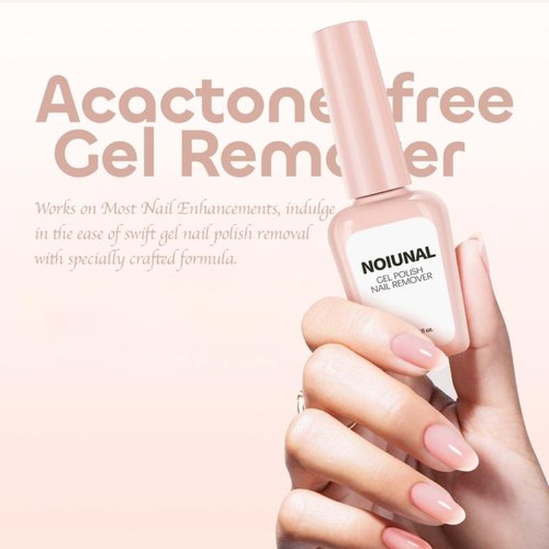 Acetone-Free Gel Nail Polish Remover 2 Pack 15ml – 3-5 Minute Soak Off for Gel Nails, No Soaking or Wrapping Needed, Home Use