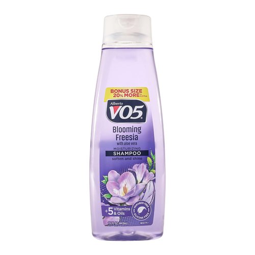 Alberto VO5 - Blooming Freesia Moisturizing Shampoo - Hydrating Formula with Coconut Milk & Biotin - 15 oz