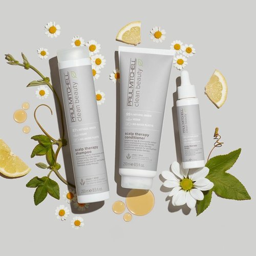 Paul Mitchell Clean Beauty Scalp Therapy Shampoo - Gently Cleanses & Refreshes All Hair Types | Ideal for Dry, Oily & Sensitive Scalps