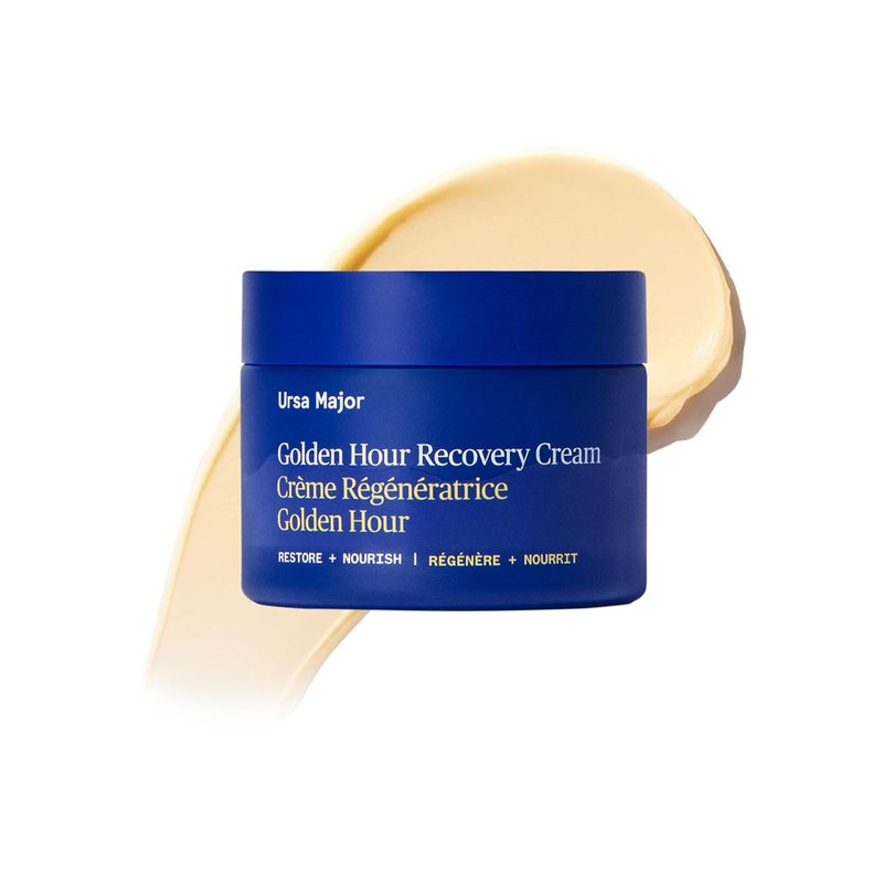 Ursa Major Golden Hour Face Moisturizer - Vegan Daily Recovery Cream | Hydrate & Repair | 1.57 oz