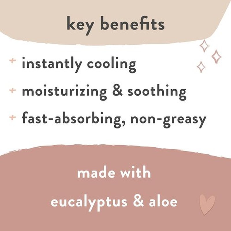 Honest Company Mama Chill Soothing Jelly - Cooling Formula for Itchy Dry Belly, Aloe & Eucalyptus, 4 Fl Oz