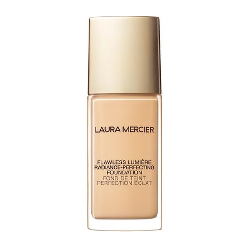 Laura Mercier Flawless Lumière Foundation, 15HR Hydration, Medium to Full Coverage, Improves the Look of Dull and Dry Skin, Luminous Finish, Non-Comedogenic, Vitamin C Infused, 2N1 Cashew