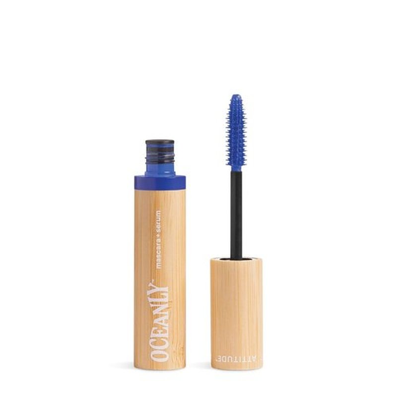 ATTITUDE Oceanly Mascara - EWG Verified Serum for Length & Volume | Vegan Beauty, Blue, 0.24 Oz