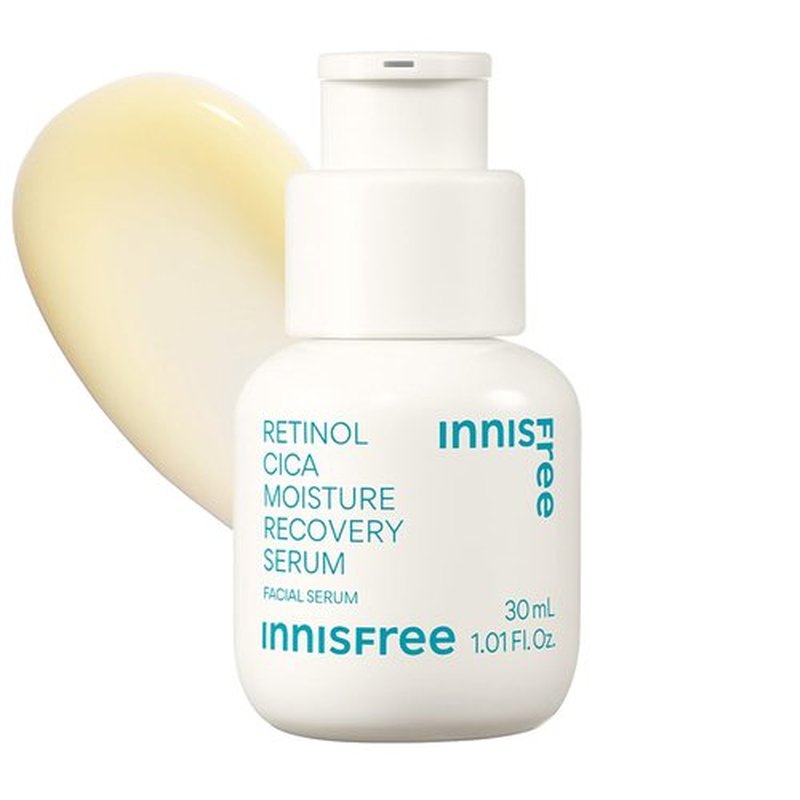 Innisfree Retinol Cica Serum - Salicylic Acid Moisture Recovery Treatment for Beginners | Face Care