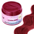 INH Semi Permanent Hair Color | Color Depositing Conditioner | Ruby Red Hair Dye | No Bleach & No Peroxide Temporary Tint for Women & Men | Vegan, Ammonia Free, & Sulfate Free | Ready to Use, 6oz