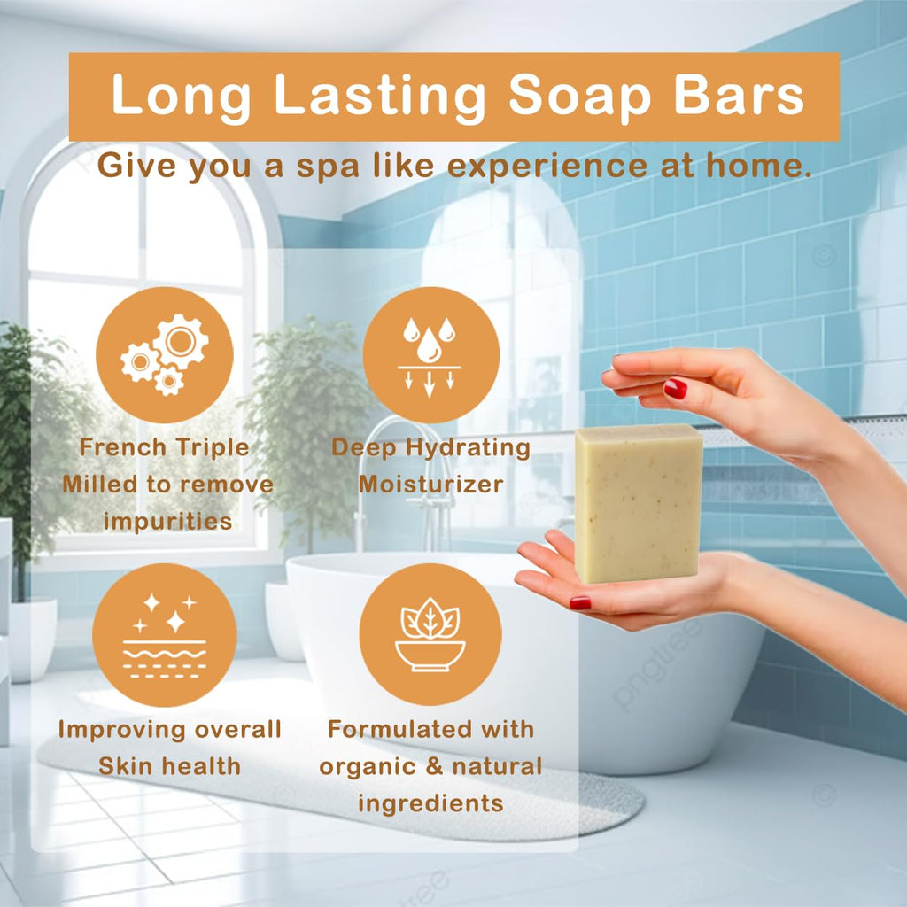 Simple Scents Australia Scented Natural Soap Bars (12 Bars), 3.5oz Moisturizing French Triple Milled Soap Bars Enriched with Shea Butter - Pure Plant Oil Bath & Body Bars