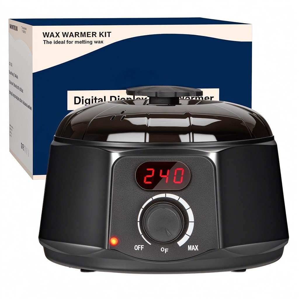 Professional Wax warmer for hair removal, Digital 16oz Wax Melting Pot with See through lid, Waxing Machine for Beginners, Face, Bikini, Leg, Body
