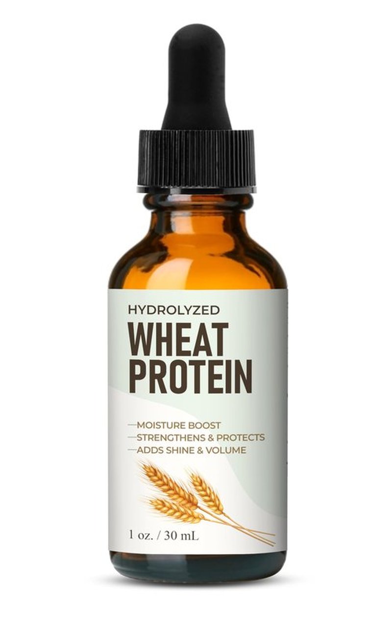Talsen Chemicals Hydrolyzed Wheat Protein (1 Oz / 30 mL) Hydrolyzed Wheat Protein Liquid Cosmetic Grade Ingredient for Hair Strength and Moisture for Hair and Skin Care Formulations