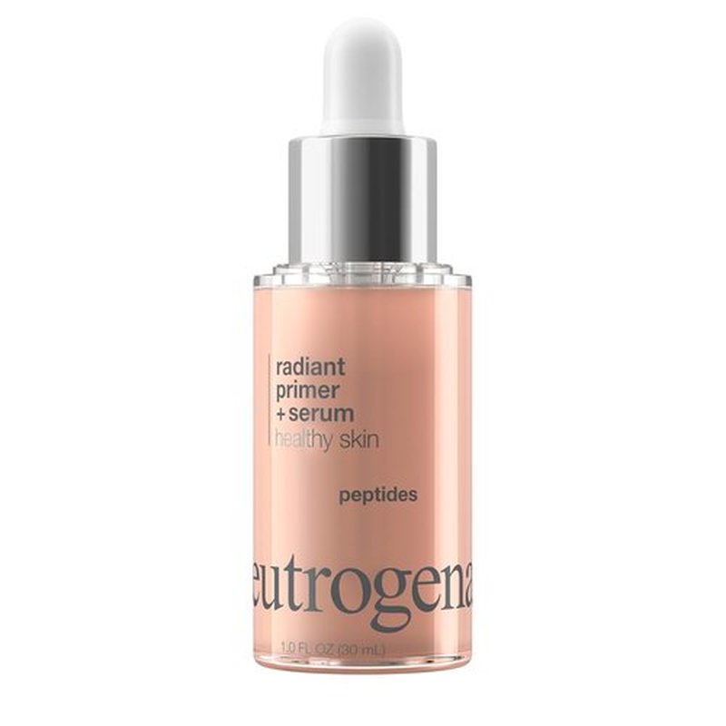 Neutrogena Healthy Skin Radiant Booster Primer - Skin-Evening Serum with Peptides & Pearl Pigments | 1.0 fl. oz