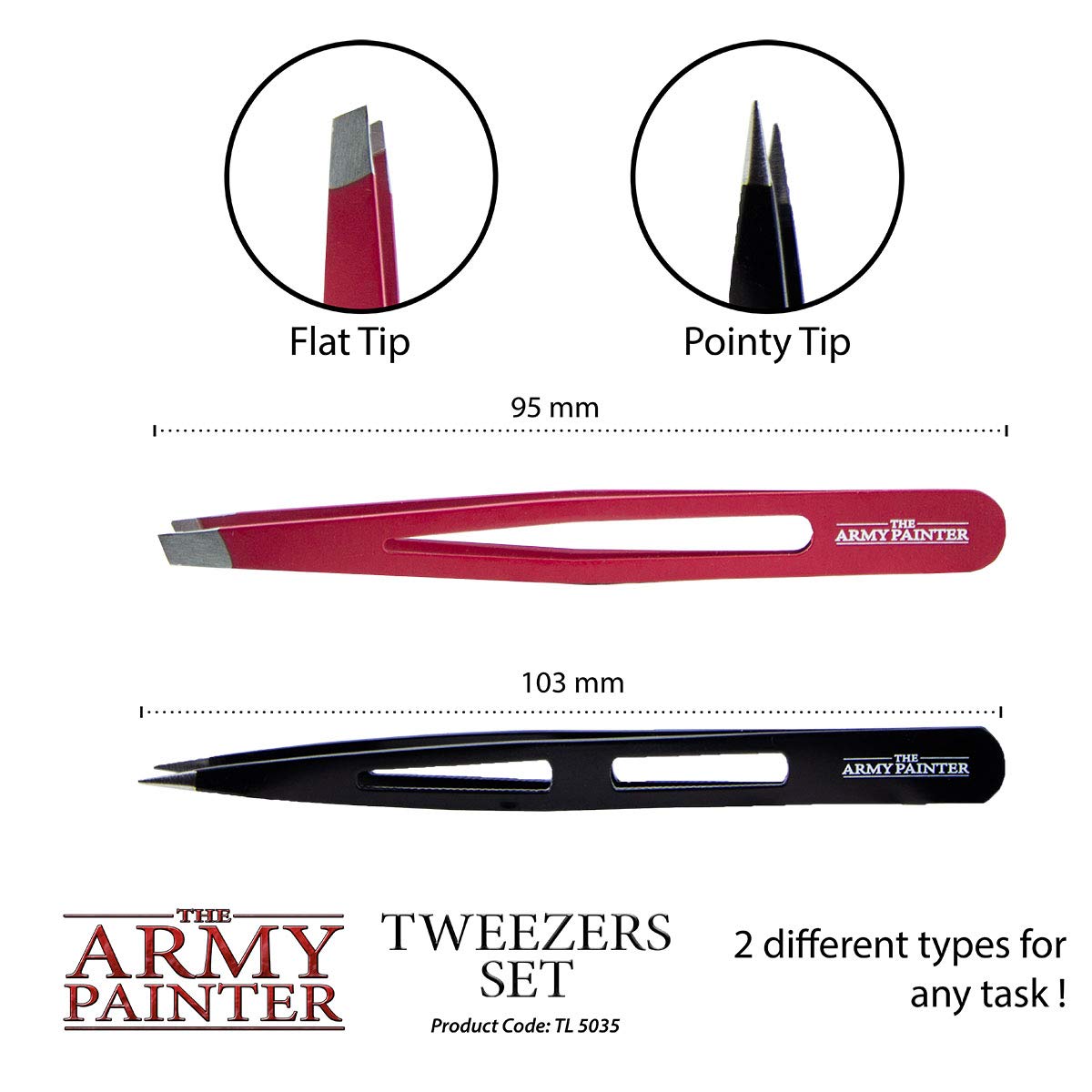 The Army Painter, Tweezers Set, set di due pinzette
