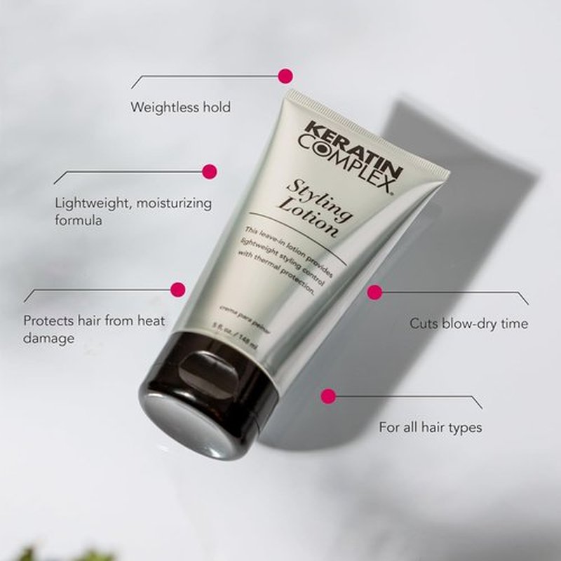 Keratin Complex - Styling Lotion for Smooth, Frizz-Free Hair - 5 Fl Oz
