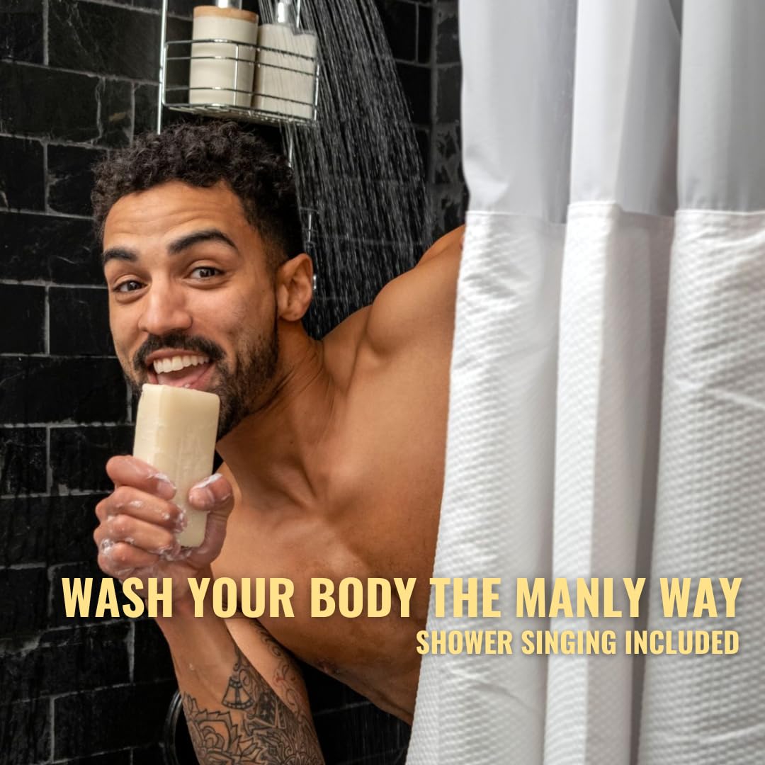 San Francisco Soap Company Exotic Musk And Sandalwood Fragrance Man Bar - Revitalizing - No Harmful Chemicals - Good for all Skin Types - Made in the USA