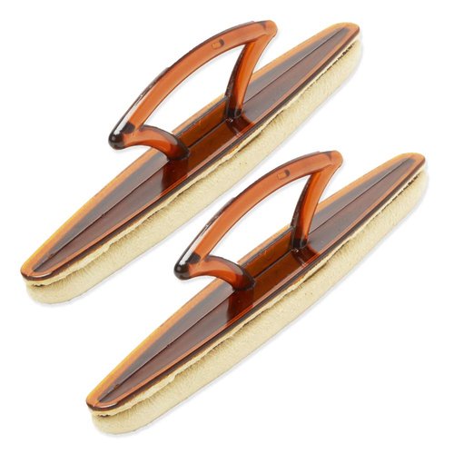 SuperNail Winning Nails 7" Chamois Nail Buffer – High-Shine Nail Polishing for Natural Nails, 2 Pack