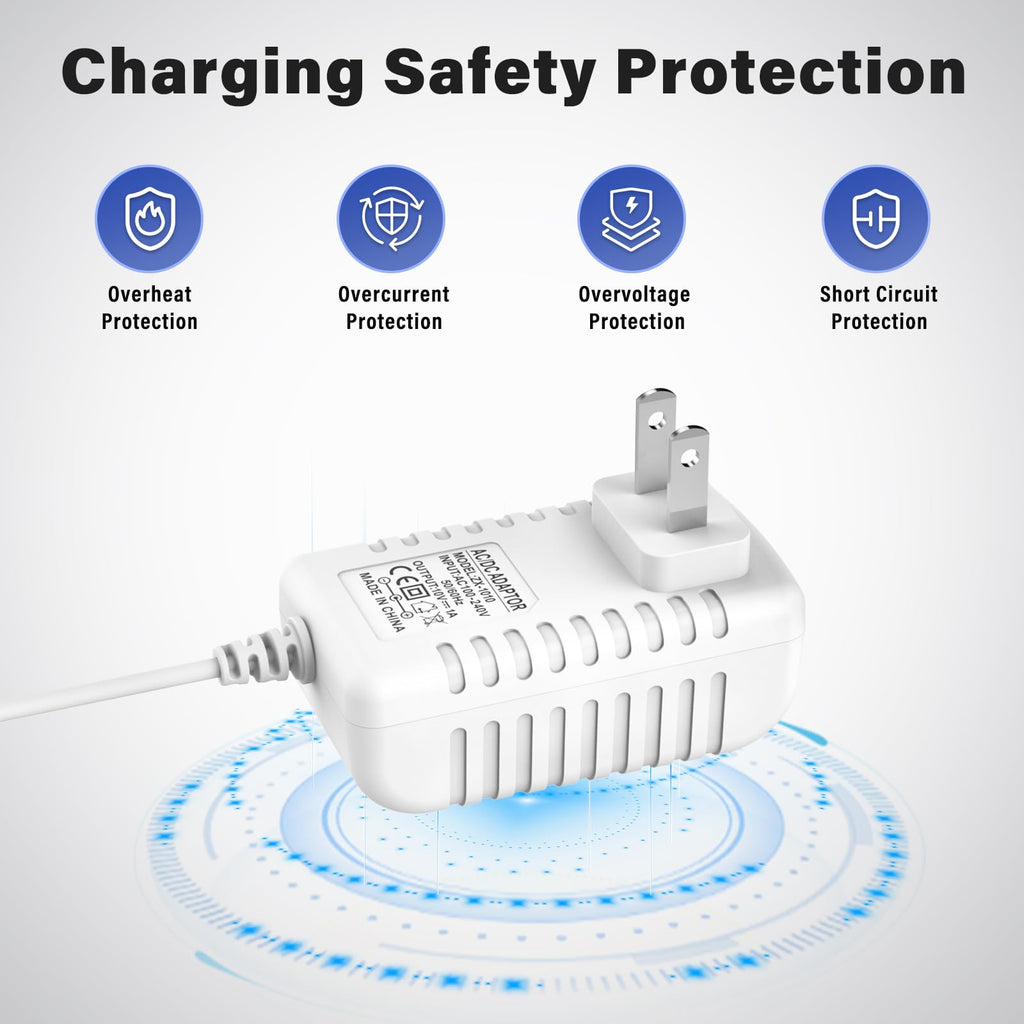 Cisain Replacement Charger Cord Compatible with Magic Wand HV-270, Power Cord Charging Cable for Magic Wand HV-270 Massager (White)