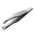 BEZOX Nose Hair Trimmer for Men & Women – Stainless Steel Nasal Hair Cutter & Round-Tip Safe Manual Body Trimmers for Men, Portable Facial Hair Remover - Silver