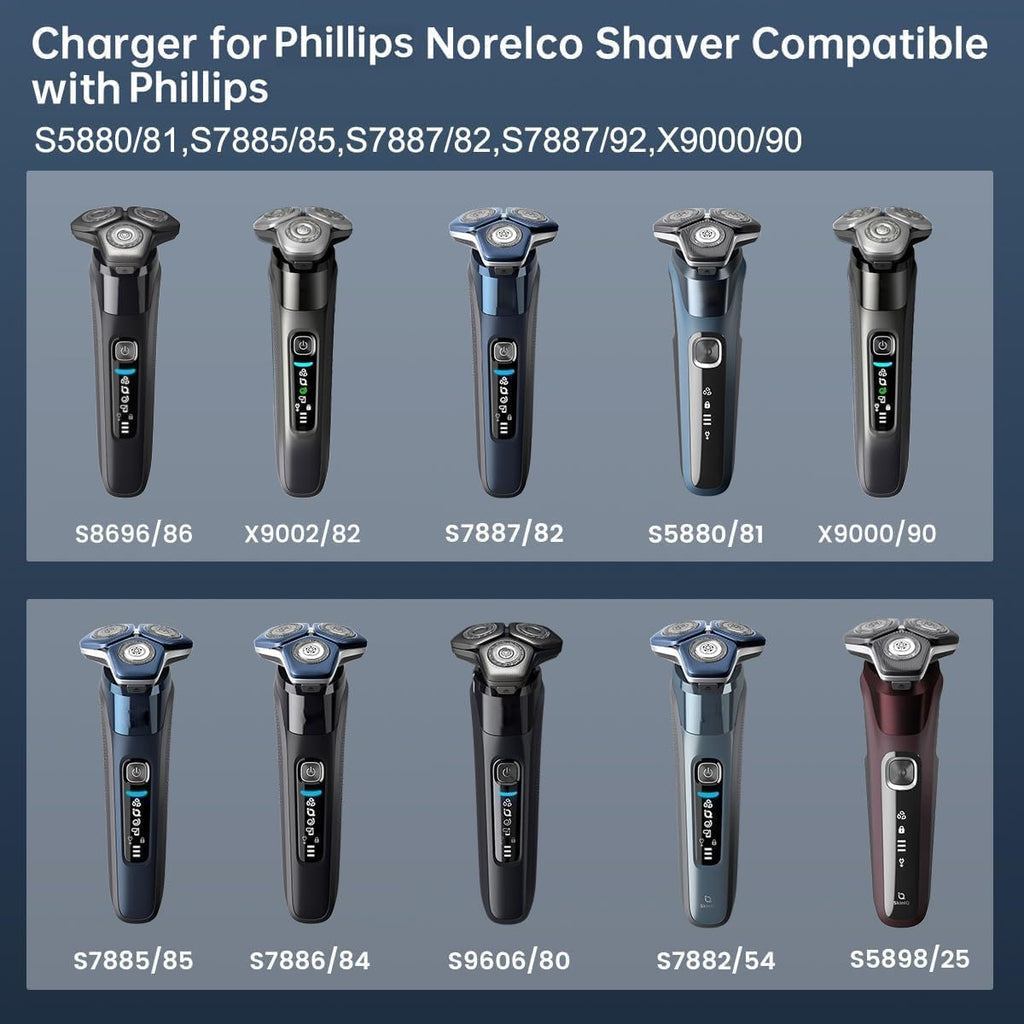 5V Charger Stand Compatible with Philips Norelco Shaver 7200, 5400, 6000, 7800, S9000