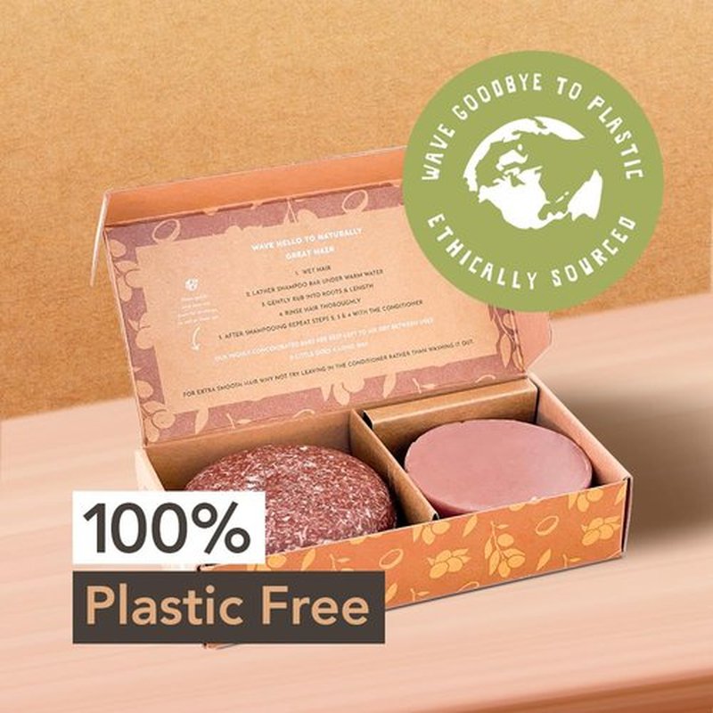 Shampoo and Conditioner Bar, Argan Oil - Sulfate Free Solid Shampoo and Conditioner Bars Set, Vegan Hair Care for All Hair Types, Long Lasting (120 uses) Travel Friendly, Made in the USA
