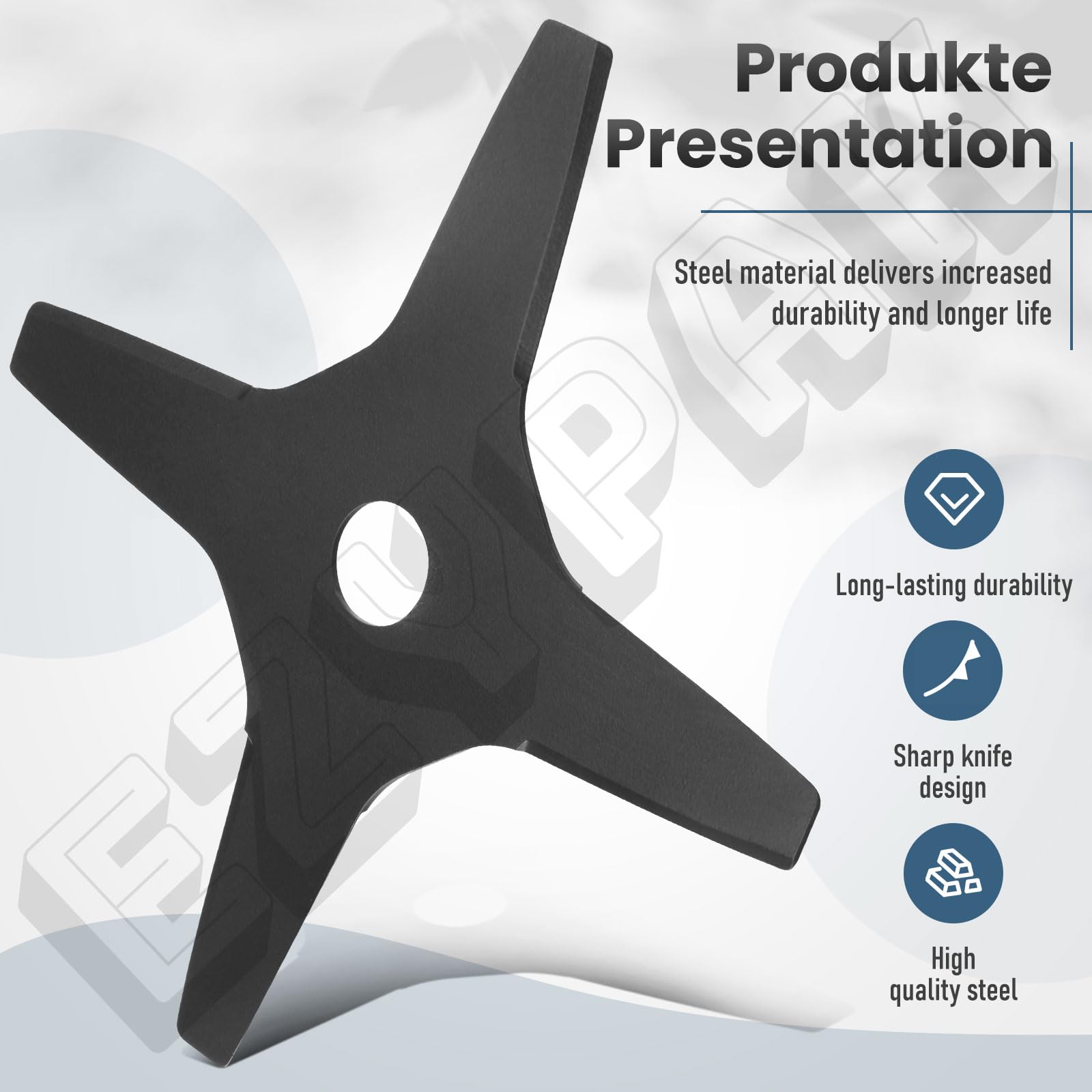 EZYPAK 9"x1" 49-16-2757 Brush Cutter Blade for 18V Quik-LOK Edges, use with the Attachment (49-16-2738)