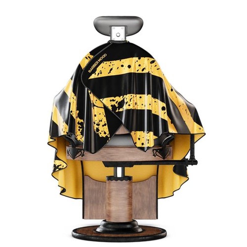 Professional Barber Cape - Hair Cutting Cape with Adjustable Neck Closure, Salon Quality Styling Cape for Hairdressers and Barbers - Barber Shop