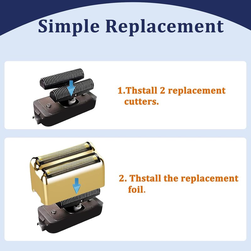 BaBylissPRO Replacement Foil & Cutters - Professional Shaver Accessories (1 Pack)