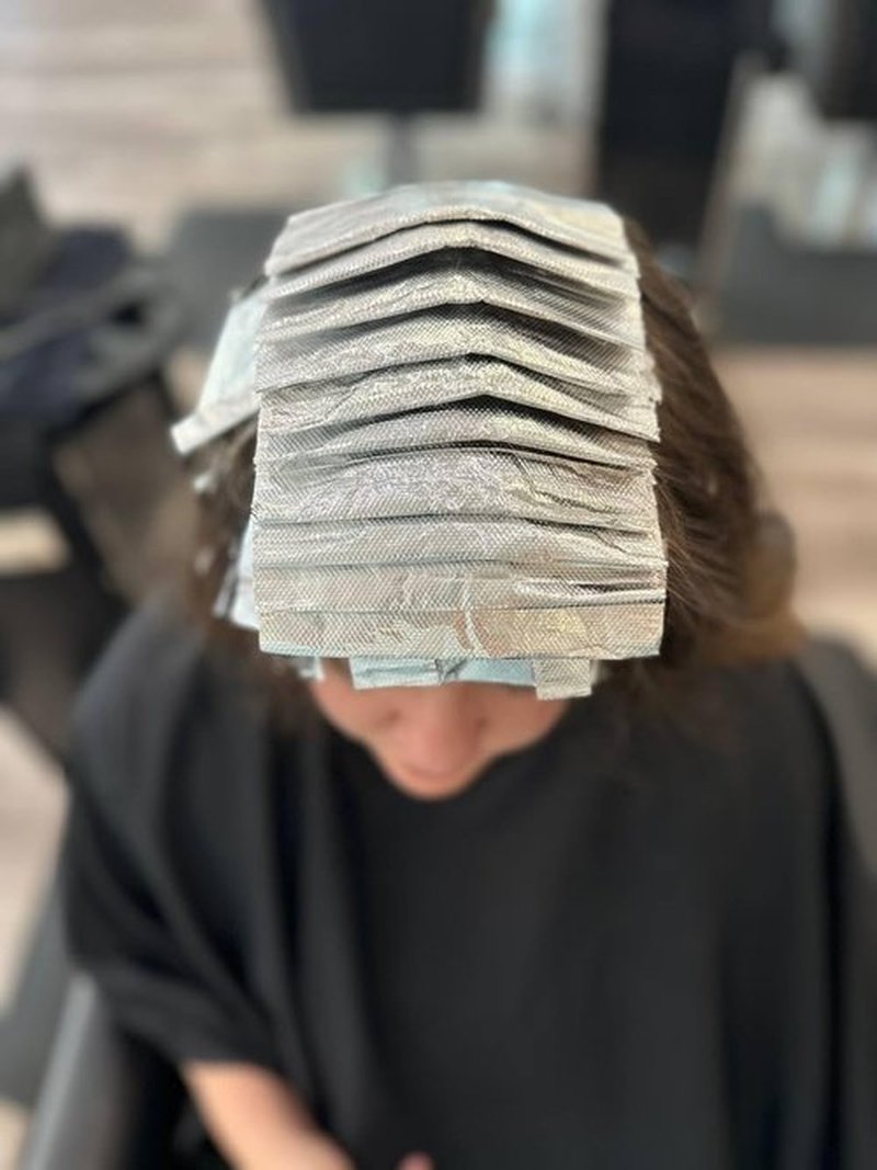 Blush Essentials Hair Salon Pop Up Foils, Aluminum Foil 5"x10.75", 500 Sheets - Diamond Texture Pre-Cut Aluminum Foil Sheets for Highlighting & Balayage - Tin Foil for Professional Stylists