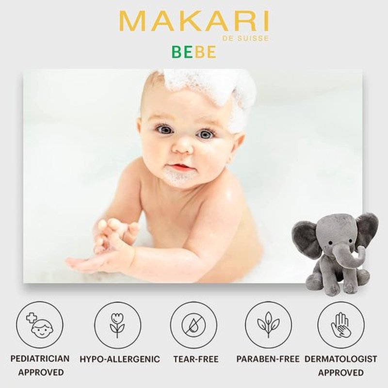 Makari Baby Soap - Moisturizing Daily Bar Soap for Delicate Skin | 5.4oz Nourishing Formula with Shea Butter