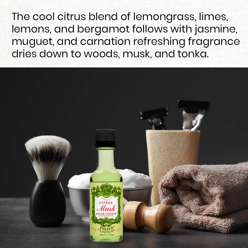 Clubman Citrus Musk After Shave Lotion, Cools, Tones and Refreshes Skin After Shaving 1.7 fl oz