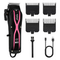 HIENA PRO Hair Clippers for Men, Professional Electric Hair Clipper and Trimmer, Rechargeable Haircut Clipper, Cordless Hair Cutting Tool with LED Display, Perfect Gifts for Men(Pink)