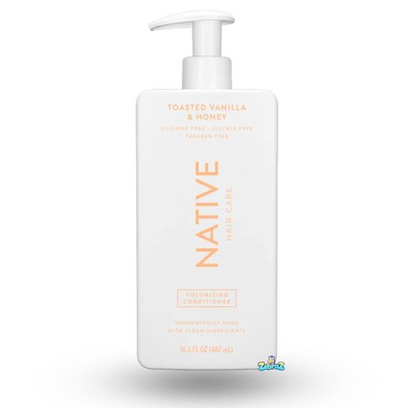 Native Toasted Vanilla & Honey Shampoo & Conditioner Set - Nourishing Formula, 8.25 Oz Each