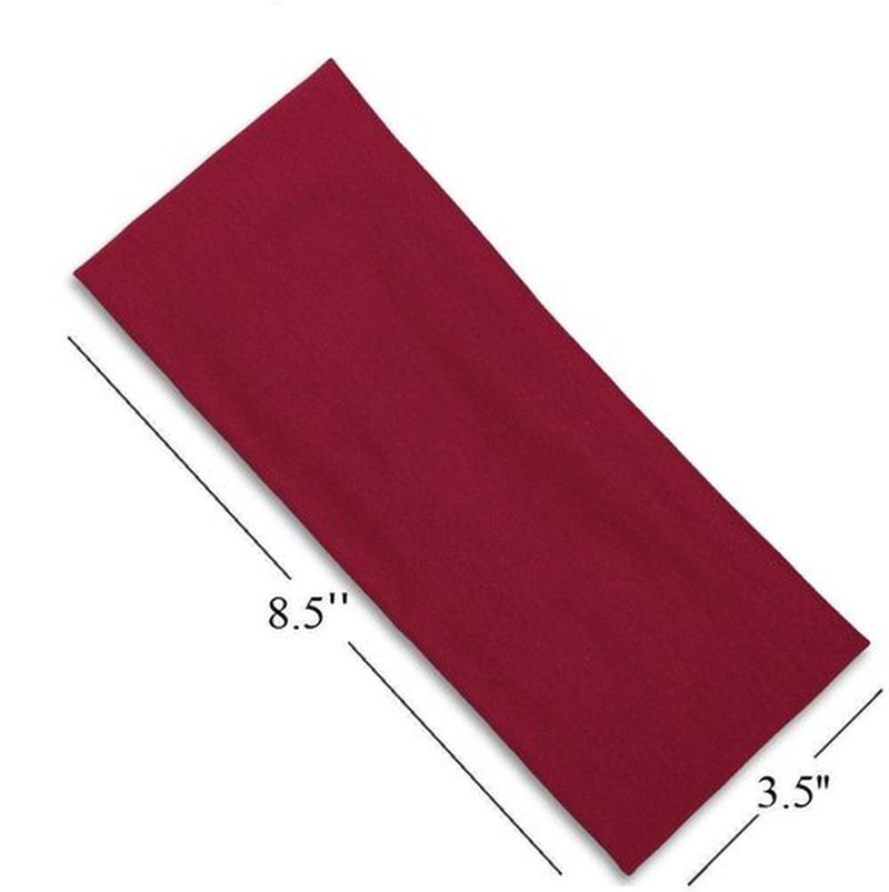 Huachi Headbands for Women Non Slip - Wide Elastic Sports Sweatband Headbands, Soft Stretchy Hair Bands for Yoga, Workout, Running & Daily Use, 6 Pack Thick Head Bands