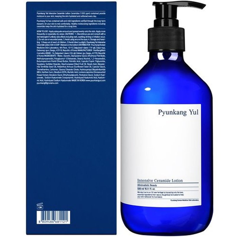 Pyunkang Yul Intensive Ceramide Body Lotion - Non-Greasy, Minimal Ingredients, 500ml | Korean Skincare