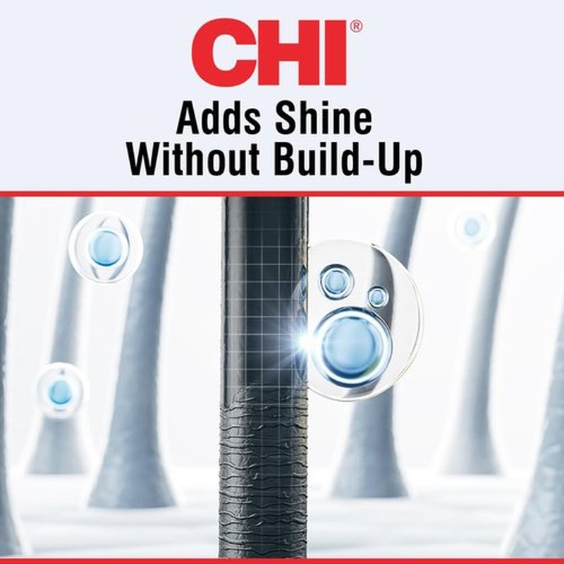 CHI Shine Infusion Hair Spray - Weightless Shine & Frizz Control | Sulfate-Free, 5.3 Oz