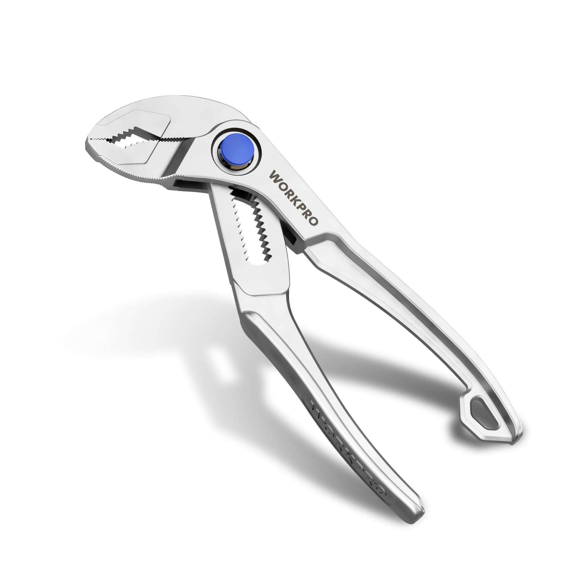 WORKPRO Mini Water Pump Pliers, 4-Inch Groove Joint Pliers for Tight Spaces