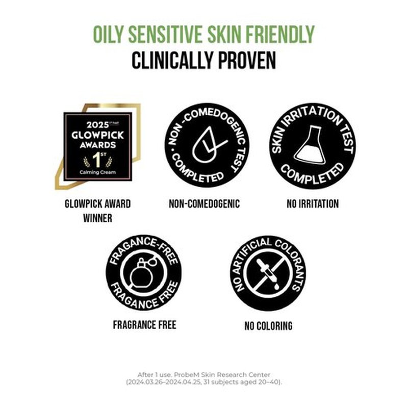 JUMISO D-Panthenol Barrier Soothing Cream (77ml/2.71 oz) – 5-Ceramide Complex+Cica+Squalane, Lightweight Gel Daily Moisturizer for Sensitive & Acne-Prone Skin, Non-Greasy Barrier Support