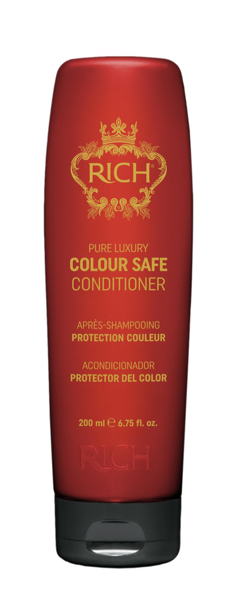 RICH Pure Luxury Conditioner for Color Treated Hair Protect - Color Safe, Paraben & Sulfate Free Conditioner in Argan Oil, Biotin, Hyluronic Acid - 6.75 Oz