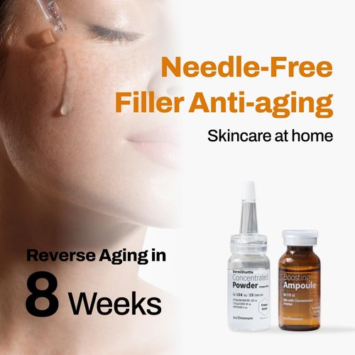 JEU'DEMEURE DermiShuttle Lifting Kit - Anti-Aging Face Serum for Firming & Hydration with Collagen | 8-Week Treatment