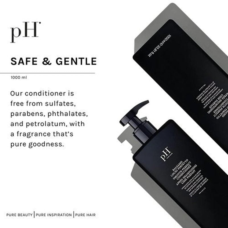 pH PURE HAIR Anti-Frizz Conditioner - Intense Hydration with Monoi Oil & Magnolia Extract | 33.8 Oz