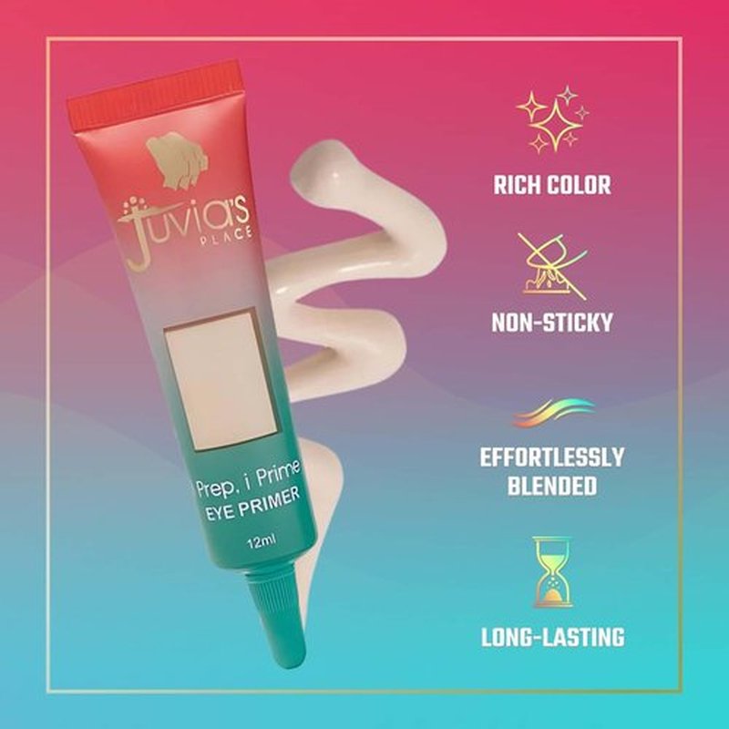 Juvia's Place i Prep, i Prime Eyeshadow - Milky White Cream Base for No Crease Eye Makeup