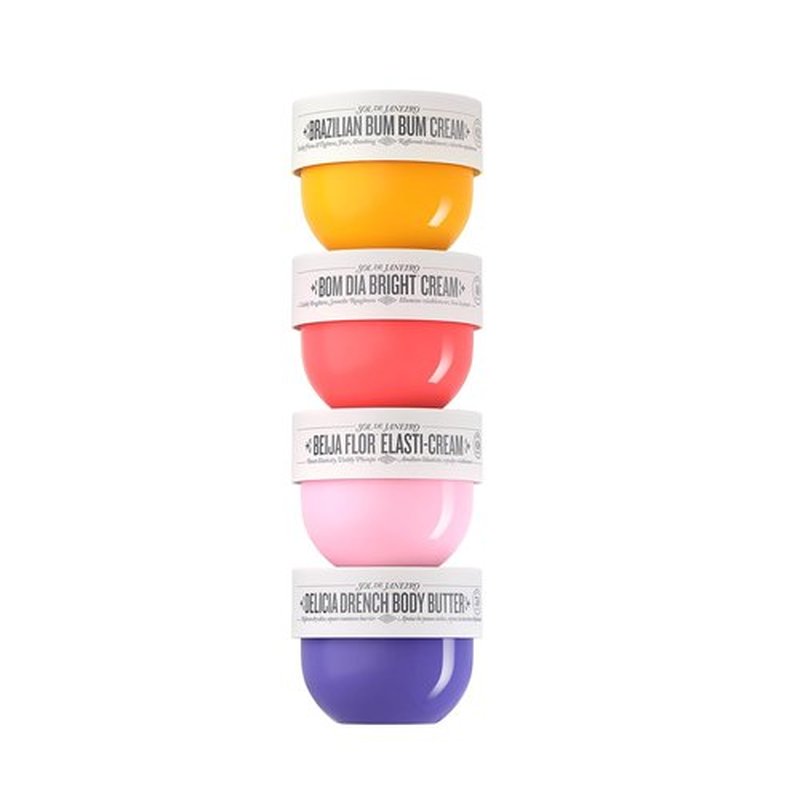 Sol de Janeiro Body Cream Discovery Set - Trial Size Beauty Minis | Gift Set of 4 - 25mL