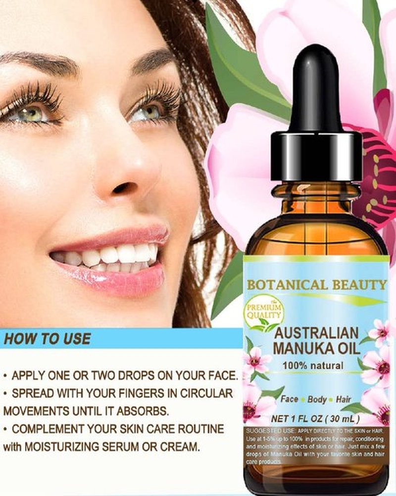 Botanical Beauty MANUKA OIL WILD GROWTH RAW 100% Natural VIRGIN UNREFINED Cold Pressed Carrier Oil. for Skin, Face, Hair, Lip and Nail Care Anti-Aging 0.5 Fl.oz.- 15 ml