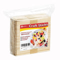 Apremont 200 Pcs - 4.5 inch Natural Wooden Food Grade Craft Sticks - Ice Cream Stick - Popsicle - Suit Crafting, Stirring, Paddle, Waxing, Small Ice Pop Stick for DIY Kids