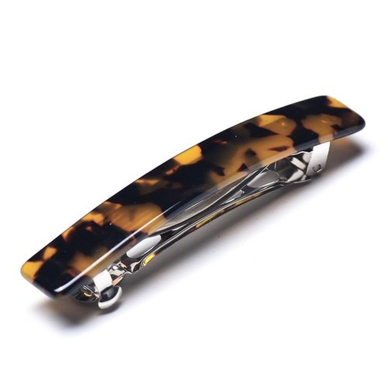 Fsmiling Hair Barrettes for Women French Hair Barrette Clip Small Acetate Hair Clips Barrette No Slip Hair Accessories 3-Pack