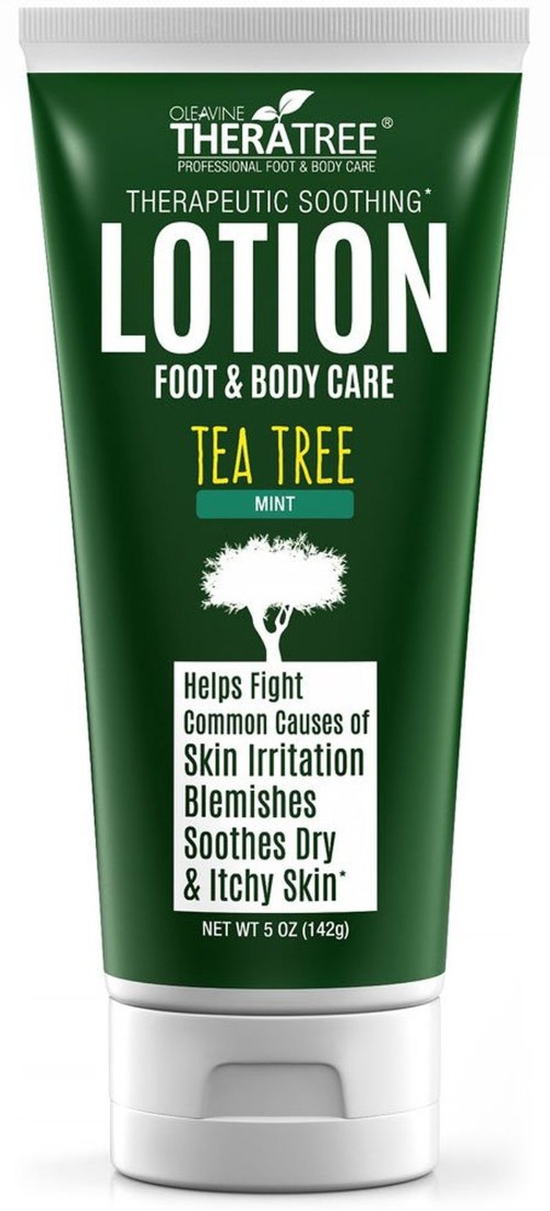 TheraTree Tea Tree Oil Lotion - Soothing Moisturizer with Aloe Vera & Neem Oil for Dry Skin | 5 oz