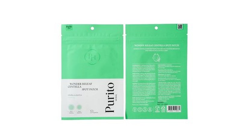 PURITO SEOUL Wonder Releaf Centella Spot Patch, Korean Centella, for Sensitive Skin, Soothing, Pimple Patches for Face, Spot Stickers, K-Beauty, 51 Count