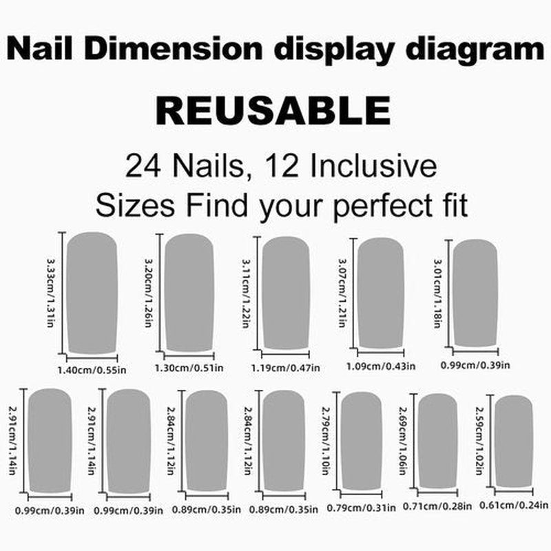 SWEKKE Halloween Press-on Nails Long Coffin French Tip Fake Nails Full Cover Big Spider&Spider Web Black False Nails with Designs 24 Pcs